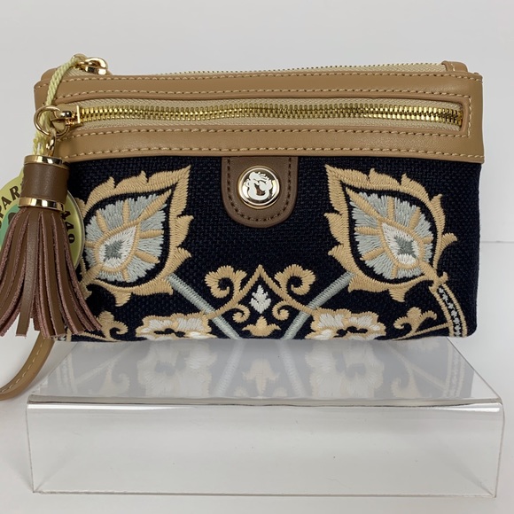 Spartina 449 Handbags - Spartina 449 Tassel Wristlet New